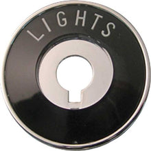 1955-56 Chevy Bel Air, 150, 210; Headlight Knob Bezel; with Chrome Backing Plate; Made in the USA