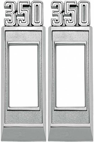 1969 Impala, Bel Air, Biscayne, Wagon; 350 Front Side Marker Bezel; Pair; Made in the USA
