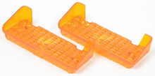 1968-69 Chevy II, Nova; Park Light Lens; Amber; Pair; Made in the USA