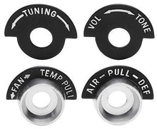 1963 Corvette; Dash Control Bezel Set; w/o Air Conditioning; 4 Piece Set