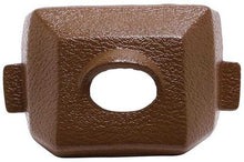1968-70 Corvette; Inner Rear View Mirror Bracket; Cover; Dark Saddle; Made in the USA