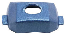 1976 Corvette; Inner Rear View Mirror Bracket Cover; Medium Blue; Made in the USA