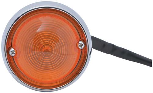 1963-67 Corvette; Park Lamp Assembly;  Amber Lens; GM Licensed; Made in the USA
