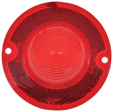 1956-57 Corvette; Tail Lamp Lens; Red; Each; Made in the USA