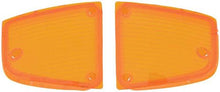 1972 Corvette; Park Lamp Lens; Amber; Pair; Made in the USA!