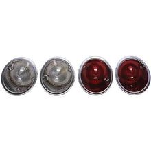 1963-66 Chevrolet Corvette; Tail Light/Back-Up Light Assembly Set
