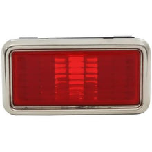 1968-69 Chevrolet Corvette; Rear Side Marker Light Assembly; Red; With Trim Ring, Steel Retainer, and Hardware