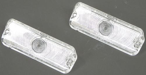 1964 Impala, Bel Air, Biscayne; Park Lamp Lens; Clear; RH & LH; Pair