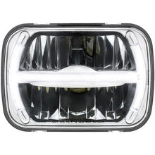 ULTRALIT 5" X 7" Rectangular LED Headlight w/ 7 LED Light Bar; High/Low