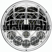 ULTRALIT 7" Round LED Headlight; Polycarbonate with Heated Lens