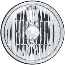 ULTRALIT 5-3/4" Round Halogen Headlight; Crystal Glass Lens