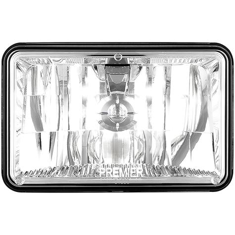 ULTRALIT 4" X 6" Rectangular CREE LED Headlight; Polycarbonate Lens; High Beam