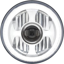 ULTRALIT 7" Round LED Projection Headlight w/ Dual Function LED Halo