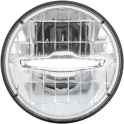 ULTRALIT 7" Round 3 LED Headlight w/ 10 White LED Position Light