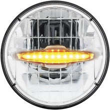 ULTRALIT 7" Round 3 LED Headlight w/ 10 Amber LED Position Light