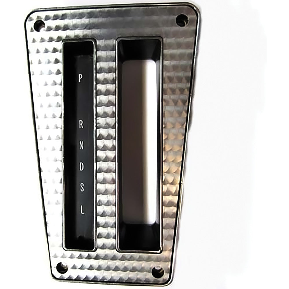 CP10493F - 1970-81 Pontiac Firebird; Floor Console; Shifter Trim Plate; GM# 480730
