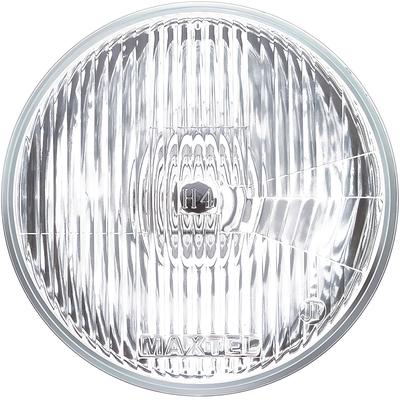 ULTRALIT 7" Round Halogen Headlight; Prismatic Crystal Glass Lens