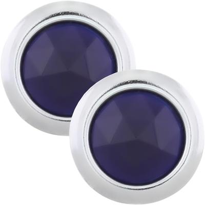 Universal Tail Light Lens Blue Dots; Lens Enhancer; Pair; Glass