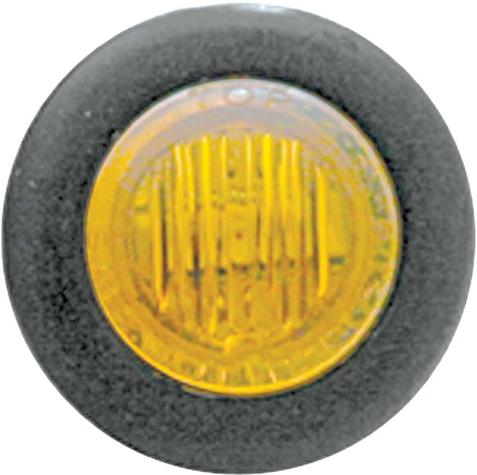 Mini Clearance/Marker Light with 3 Amber LED's and Amber Lens