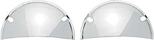 Stainless Steel "Half Moon" Headlamp Shields For 5-3/4" Headlamps