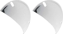 Half Moon Headlight Shields - Stainless Steel - Fits 7" Lights