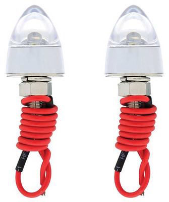 Bullet LED Fasteners - White