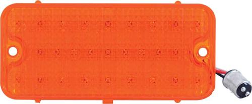1967-68 Chevrolet Truck; Park Light Lens; LED Conversion; Amber Lens