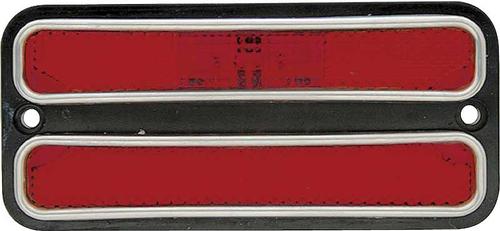 1968-72 Chevy, GMC Pickup, Blazer, Jimmy, Suburban; Rear Side Marker Light; LED Conversion; with Stainless Steel Trim;  
