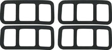 1968-1972 Chevrolet, GMC Pickup Side Marker Gaskets, For Deluxe Lenses; w/o CST; 4 Piece Set