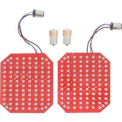 1973-76 Plymouth Duster; LED Tail Lamp; 96 LED's per Light; Non-Sequential with 9 LED Reverse LIght Bulbs