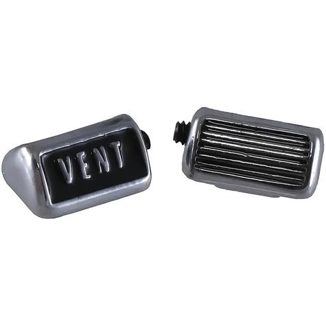 1968 Chevrolet Corvette; Early Production Vent Knobs; Non-A/C