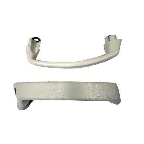 1965 Chevrolet Corvette; Interior Door Handle Pull; White; Pair