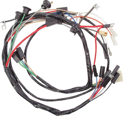 1955-56 Chevrolet Pickup Truck; Under Dash Wiring Harness; with Factory Gauges