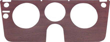 1967-68 Chevy, GMC Pickup, Suburban; Instrument Bezel Woodgrain; without Gauges; with Manual Choke
