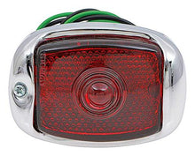 1940-53 Chevy, GMC Pickup Truck; Stepside Tail Lamp Assembly; with Black Housing; 6 Volt; LH Driver Side