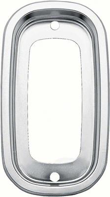 1960-66 Chevy, GMC Pickup; Fleetside; Tail Light Bezel; Clear Anodized Aluminum; LH or RH; Each