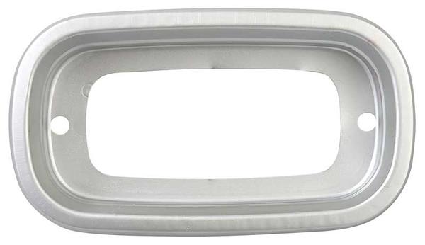 1960-66 Chevy, GMC Pickup; Fleetside; Tail Light Bezel; Clear Anodized Aluminum; LH or RH; Each
