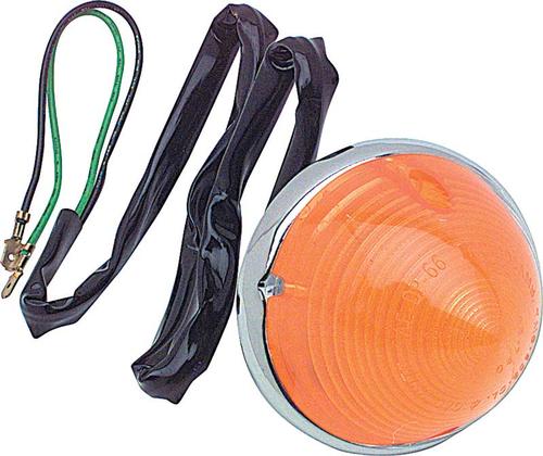 1955-57 Chevy Pickup Truck; Park Lamp Assembly; Amber Lens; LH or RH; Each