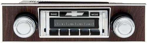 1967-68 Camaro 240W AM / FM Stereo Radio with Walnut Bezel