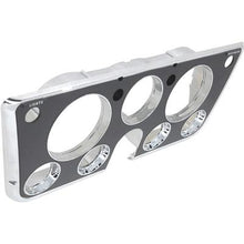 1969-72 Chevy, GMC Pickup, Blazer, Jimmy, Suburban; Dash Instrument Bezel; 7 Gauge; Black; with Chrome Accents