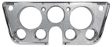 1969-72 Chevy, GMC Pickup, Blazer, Jimmy, Suburban; Dash Instrument Bezel; 7 Gauge Design; with Chrome Face