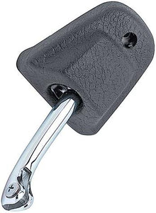 1969-71 Chevrolet, GMC Truck; Interior Mirror Bracket; Deluxe Style; Chrome Arm with Mounting Bracket and Black Boot; Ea