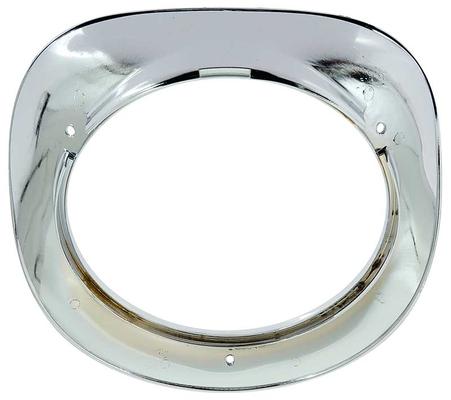 1955-57 Chevy, GMC Pickup, Suburban; Headlight Bezels; Chrome; with Hardware