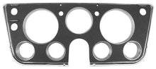 1967-68 Chevy, GMC Truck; Dash Gauge Bezel; 7 Gauge Design; Black with Chrome Accents