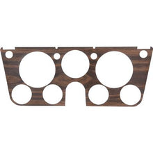1969-72 Chevrolet, GMC Truck; Dash Gauge Bezel Woodgrain Overlay; 7 Gauge Design