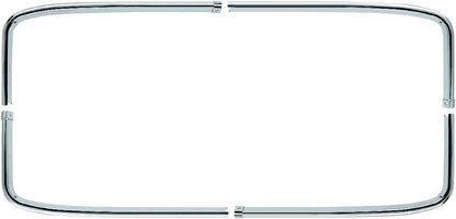748845 - 1967-1972 Chevy, GMC Pickup Truck; Interior Headliner Trim Molding Set; Chrome; 4 Piece Set