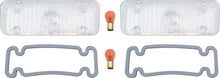 1971-72 Chevy Pickup, Blazer, Jimmy, Suburban; Clear Park Lamp Lens Set; with Gaskets, Bulbs