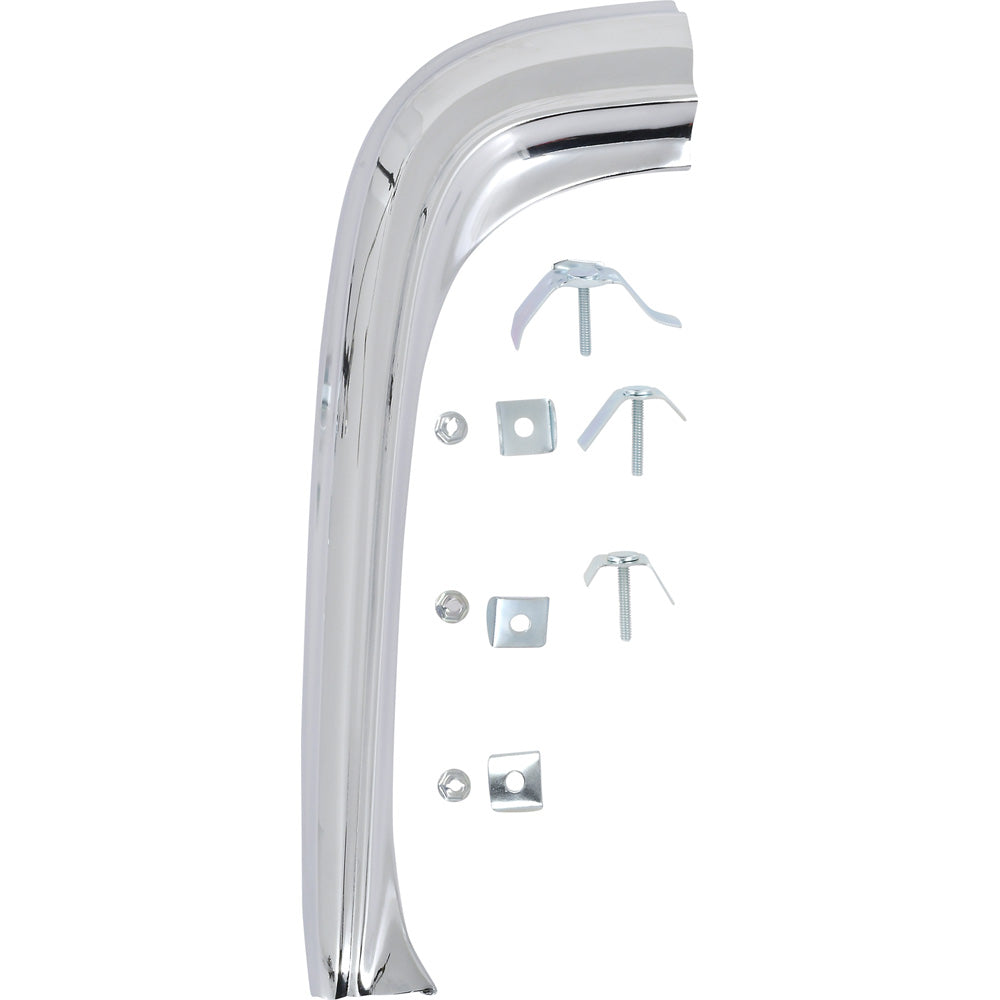 CX1652 - 1969-72 GMC Pickup, Jimmy, Suburban; Front Fender Molding; with Hardware; RH Passenger Side