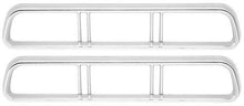 1967 Impala, Caprice; Bel Air; Tail Lamp Bezels; Die-Cast Chrome; LH & RH; Pair