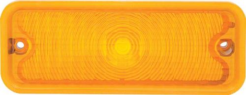 1973-74 Chevrolet, GMC Truck; Park Lamp Lens; Amber; Models with Body Side Moldings; LH